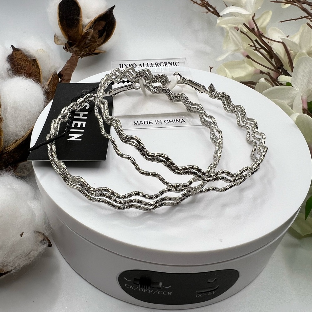 Shein Brand Hoop‎ earrings